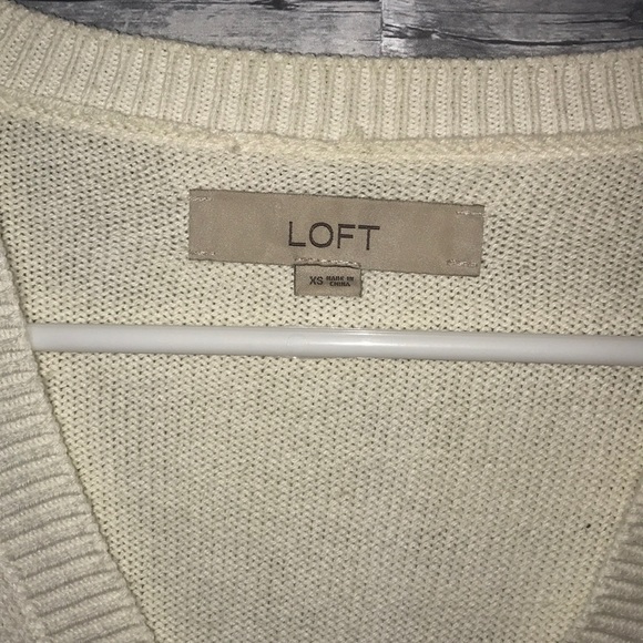 White Loft Sweater - Picture 2 of 3